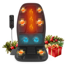 Comrelax Back Massager Heat Cooling Back Massager For Chair Chair Massager For