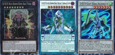 Yu-Gi-Oh! Complete D/D/D Deck + Extra Deck *Tournament Ready* Deus Mach + Bonus!