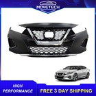 Front Bumper Cover Kit w/o Fog Lights For 2019-23 Nissan Maxima w/o Sensor Holes