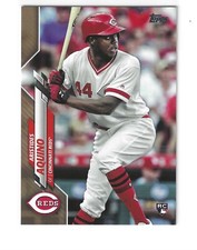 Aristides Aquino 2020 Topps Series One Card #20 RC Gold Parallels #/2020 RC Reds