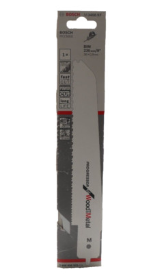 Bosch PFZ 500 E Reciprocating Saw Blade M3456XF Wood & Metal BIM 235mm/9'' | 2608656931