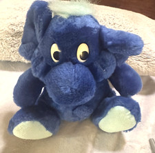 Vintage KODAK KOLORKINS Blue Focus Plush Stuffed Animal 9" Vintage 90s