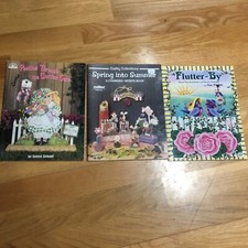 Lot of 3 Spring Summer Garden Tole Painting Books