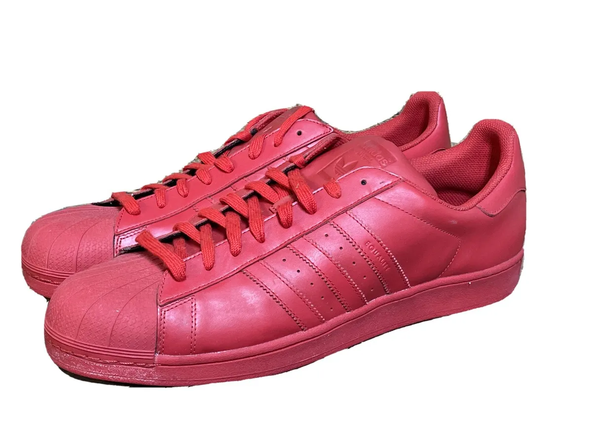 Materialismo Brote Factor malo 2015 ADIDAS SUPERSTAR SUPERCOLOR PACK PHARRELL EQUALITY BOOST RED S41833  Size 20 | eBay
