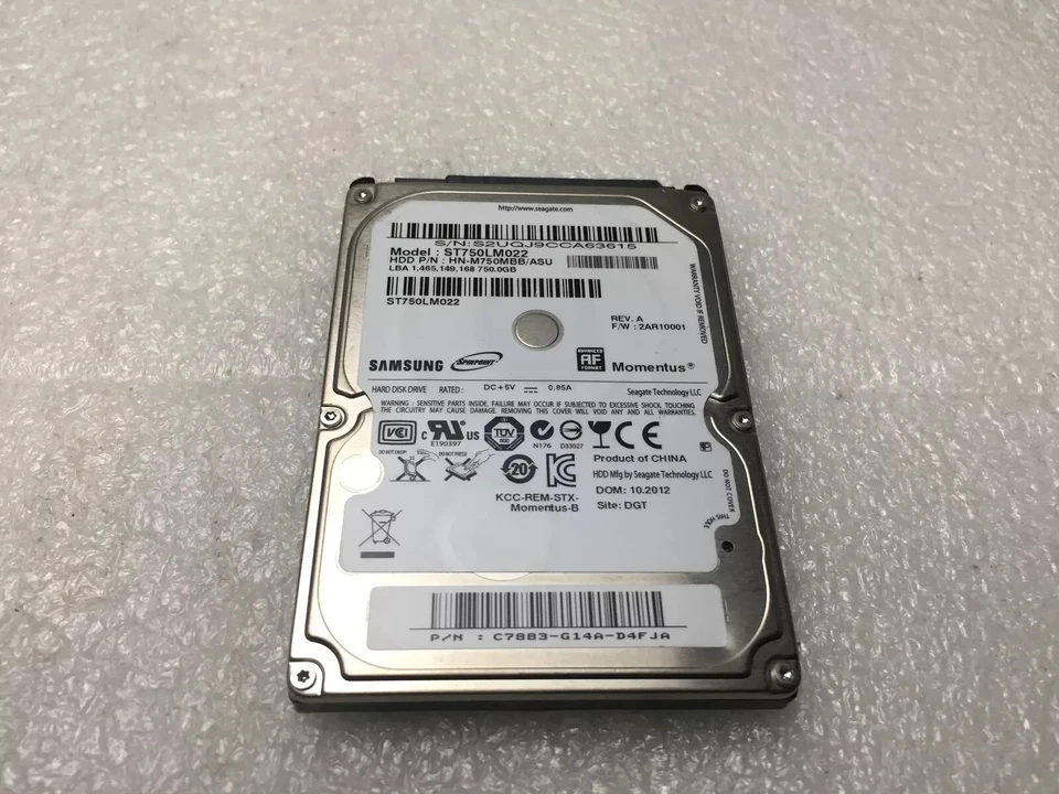 Samsung Momentus ST750LM022 750GB 2.5" SATA Laptop Hard Disk Drive HDD Grade A - Image 3 of 3