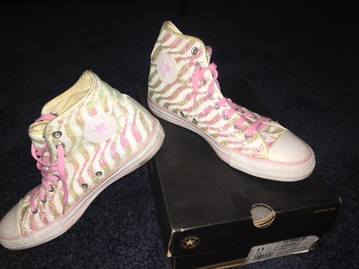 Stripped Chuck Taylors Vintage Chuck Taylor Converse Multicolored striped Platform  main image 3