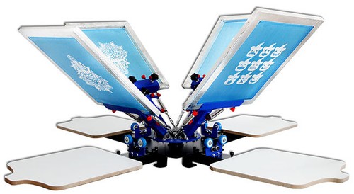 4 Color 4 Station Micro Registration 