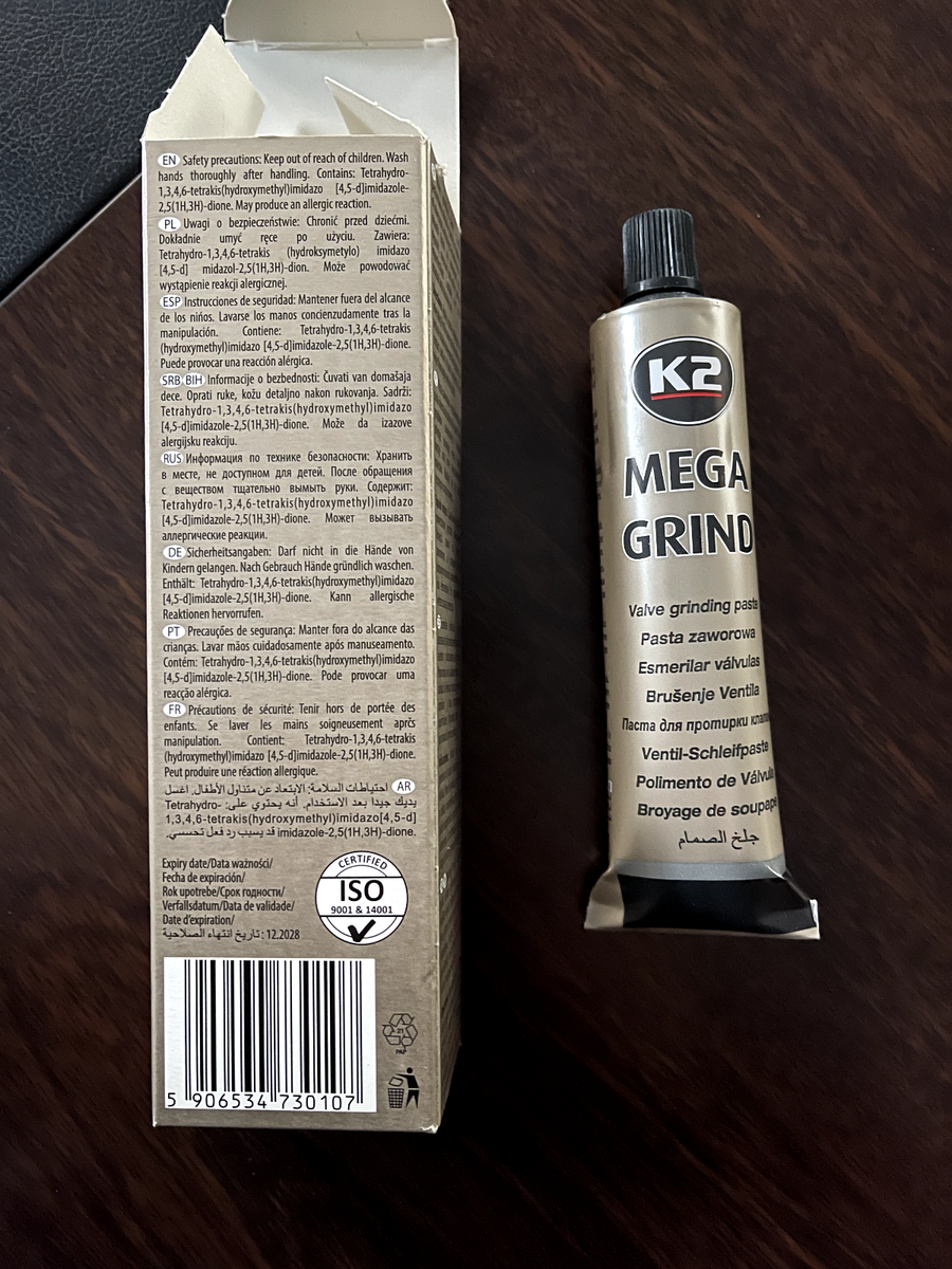 K2 MEGA GRIND 100G PASTA VALVOLA W160