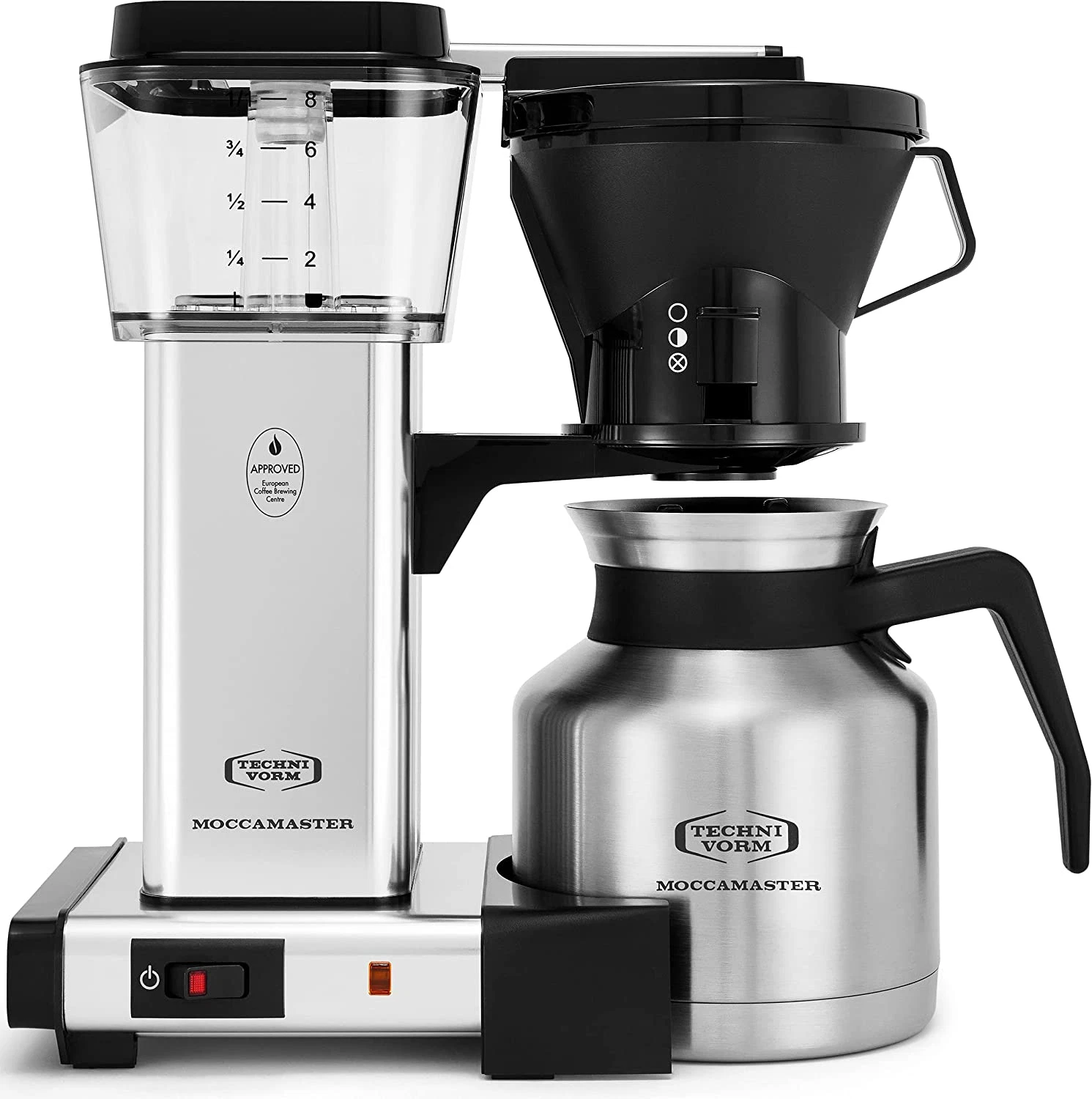 79212 KBTS 32 Oz Polished Silver Coffee Brewer - Brew Perfect Coffee Every Time!
