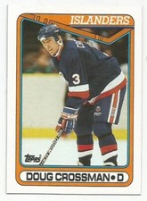 DOUG CROSSMAN 1990-91 TOPPS CARD NM-MT CONDITION