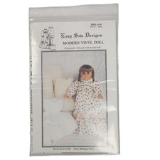 Easy Sew Designs Modern Vinyl Doll Night Clothes Pattern 18" BHD1379 Brown House