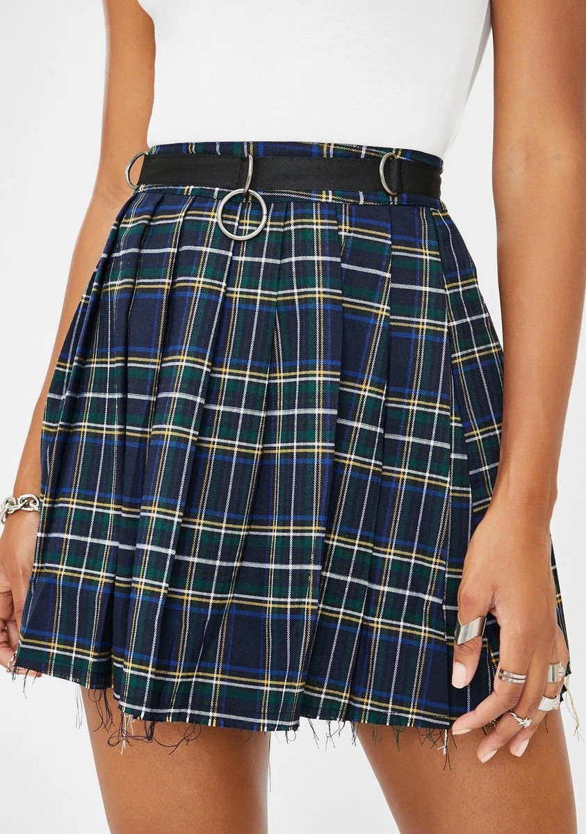 High waisted plaid skirt dolls cheap kill