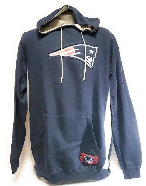 Mens NFL Majestic New England Patriots Navy Blue Patch Logo
