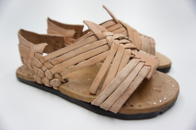 HUARACHE ARAÑITA RUSTICO CRUZADO NATURAL RETRO VINTAGE  display picture 3