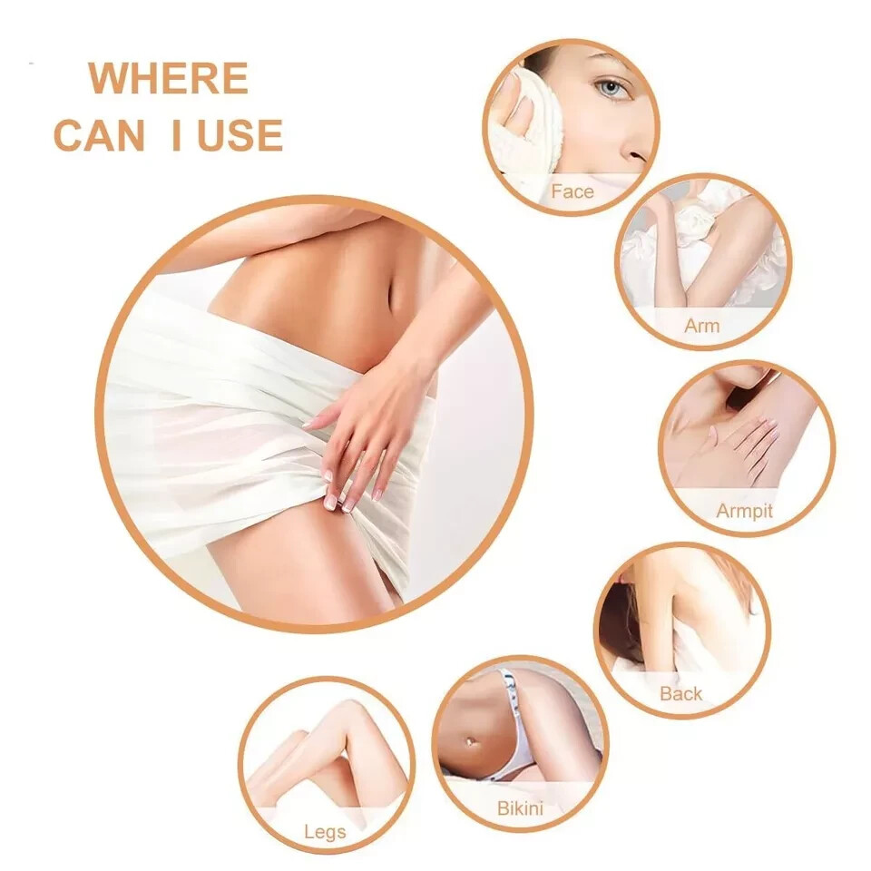 Depilatory Hard Wax Beans Pellet Hot Brazilian Waxing Beads Body Hair Removal UK 5