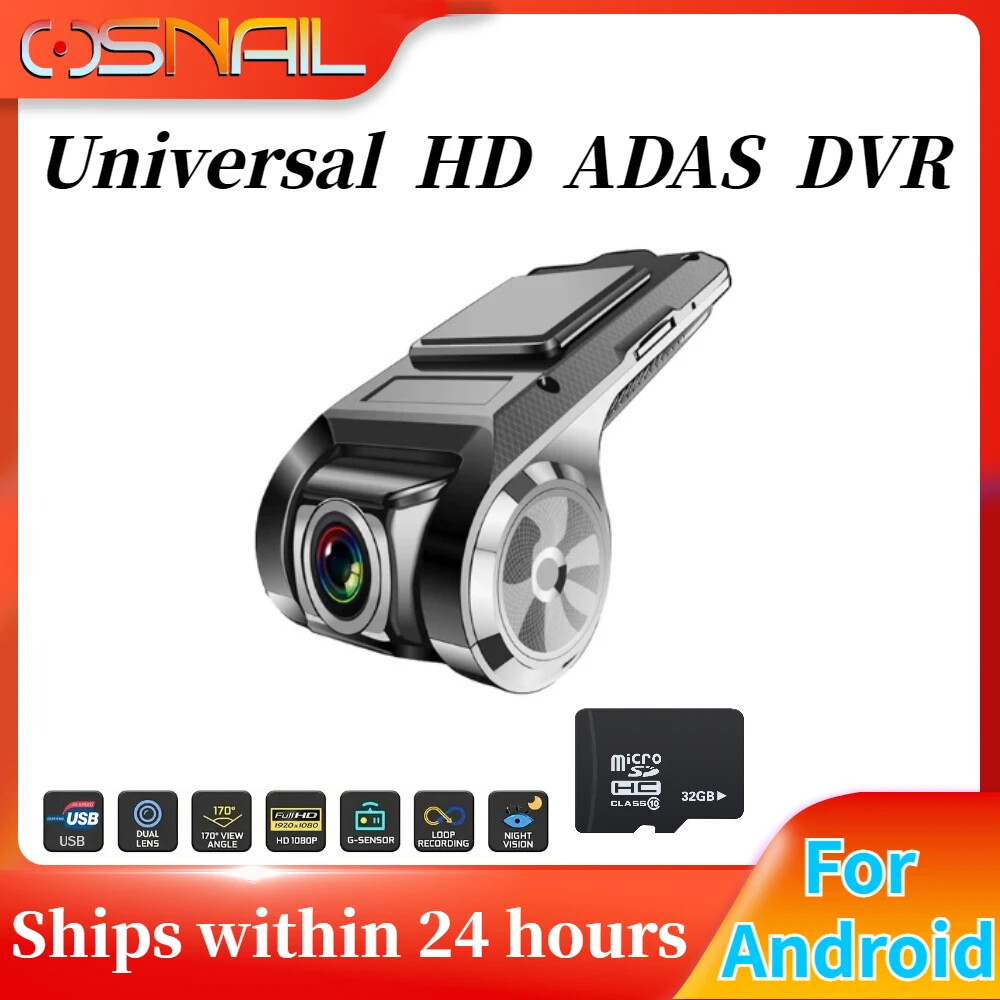 Dash Cam 1080P HD Cyclic Recording USB Universal Hidden Car DVR Recorder-image