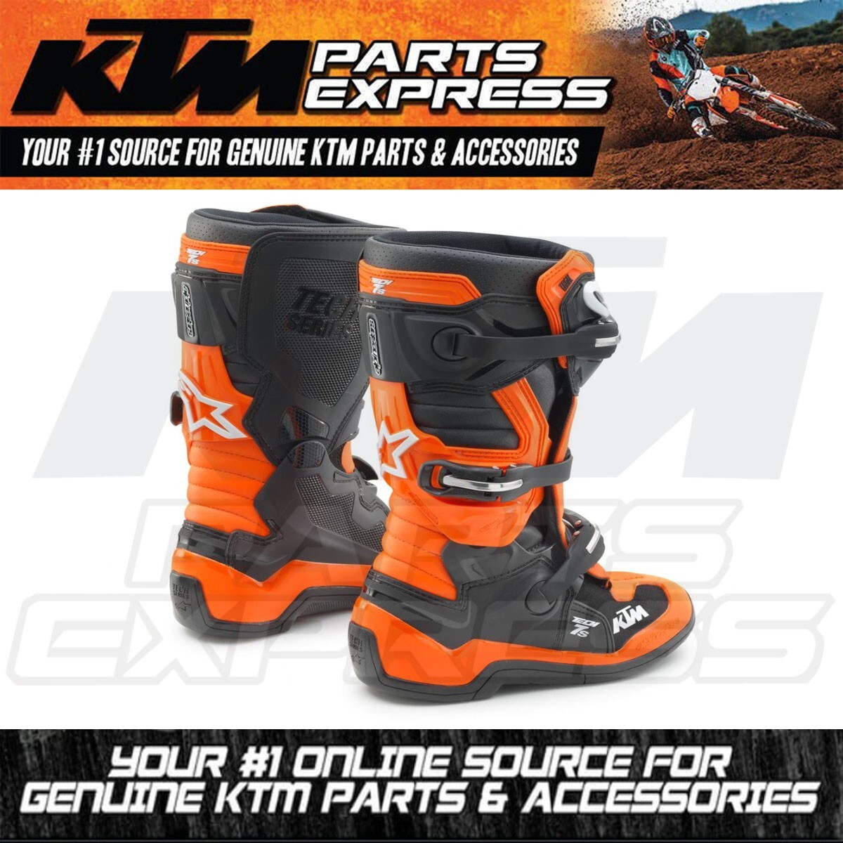 NEW OEM KTM KIDS TECH 7S MX BOOTS US SIZE 6 GRAVITY-FX COLLECTION