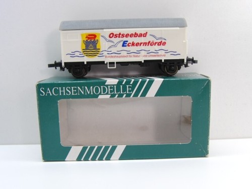 Sachsenmodelle H0 18649 Tonnendachwerbewagen "Carstens", DC, TOP in OVP #42061 | Zustand: Gebraucht