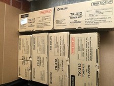 Genuine Kyocera Mita TK-312 OEM Black Toner kit Cartridge TK312 FS 1T02F80US0001
