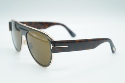 NEW TOM FORD TF 1074 51J HAVANA CRYSTAL BROWN AUTHENTIC 