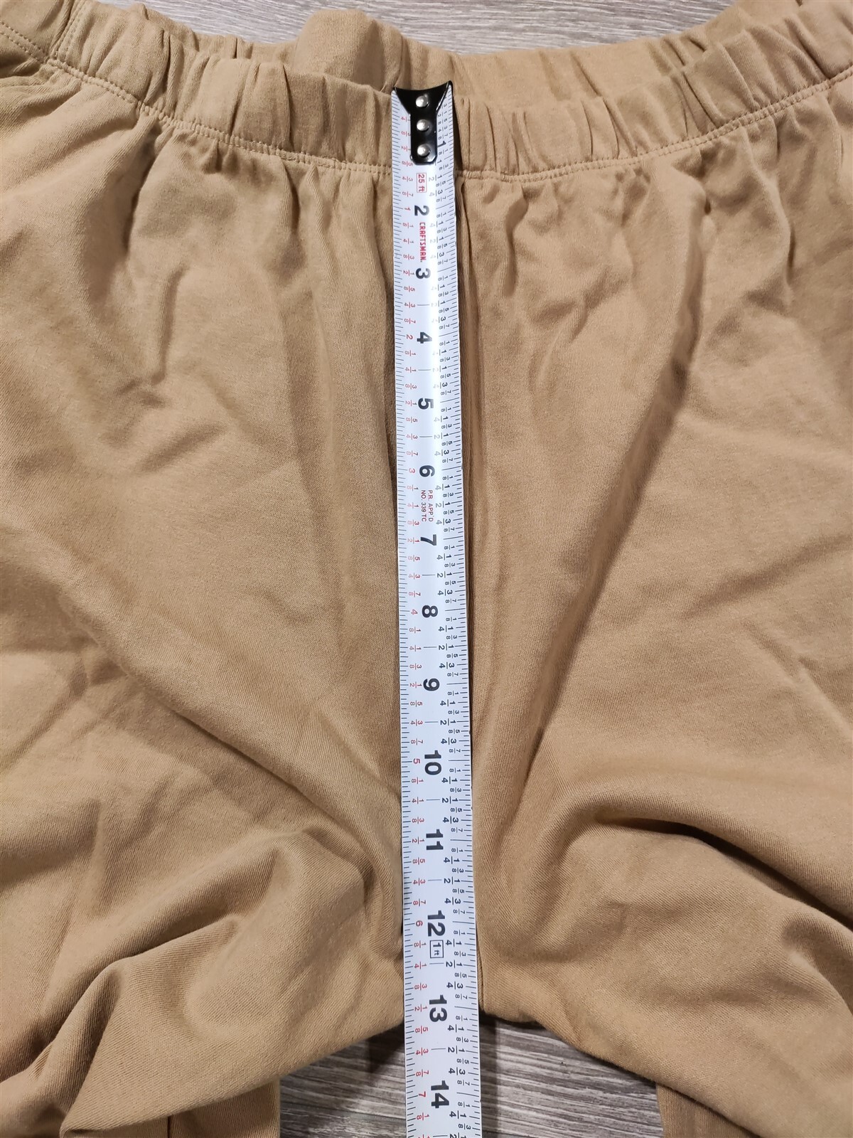 Lands End Pants Adult Large Tall 1416 Tan Capri Spor… Gem