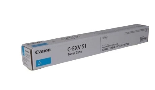 Canon C-EXV51C (0482C002) Cartouche de toner Cyan authentique original A - Photo 1/1