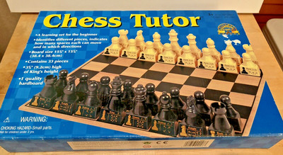 Chess set for learners CHESS TUTOR by CHALLENGE MASTER
