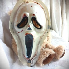 VTG 1997 Scream Movie Ghost Face Bleeding Mask Adult Mask Only