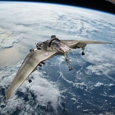 Quantum Mechanix Stargate SG-1 F-302 Fighter Interceptor Scale Replica 