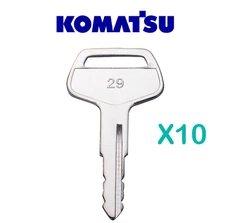 10PCS OEM 787 Ignition Keys for Komatsu Excavator Dozer Backhoe Equipment