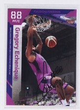 Tarjeta autógrafa coleccionable de baloncesto Gregory Echenique - 2023 B.LEAGUE 1ª mitad