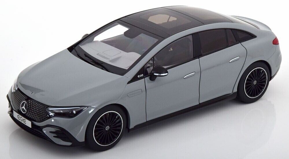 NZG 2023 MERCEDES EQE (V295) AMG GRAPHITE ALPIN GREY (DEALER) 1:18