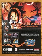 Shaman King: Power of Spirit GBA Gameboy PS2 Playstation 2 2004 Poster Ad Konami