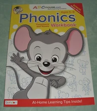 ABC Mouse Workbook ~ PHONICS Consonants & Vowels ~ Ages 5-8 New + Sticker Sheet