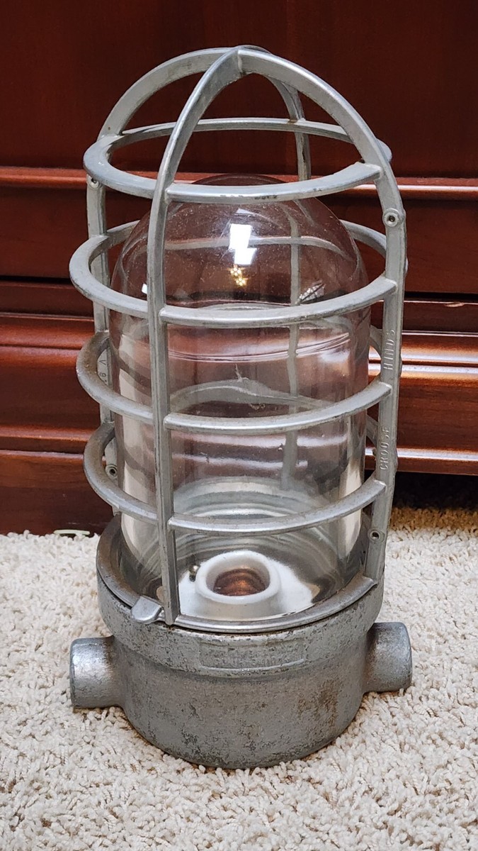 Vintage Crouse Hinds Explosion Proof Lights Crouse Hinds Cage Light