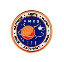 MARTIAN Movie Watney Beck Lewis ARES Space Exploration NASA HOOK Patch 