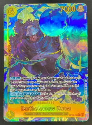 2025 One Piece Legacy of the Master Alternate Art #OP12-119 Bartholomew Kuma