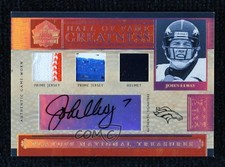 2006 Playoff National Treasures Triple Prime Signatures 1/1 John Elway Auto 09rp