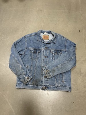 Vintage Levi Men s Denim Jacket Size XL 70507-0389 Distressed