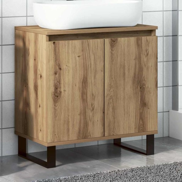 Badschrank Artisan-Eiche 58X33X60 Cm Holzwerkstoff-image