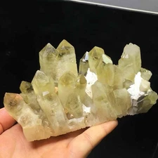 430g natural citrine cluster quartz mineral crystal energy decor gift