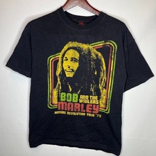 Bob Marley Reggae Revolution Tour '79 Tee Zion Rootswear Men's L