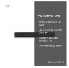 LG 2.0 ch. Soundbar with Bluetooth  Streaming - SKM1