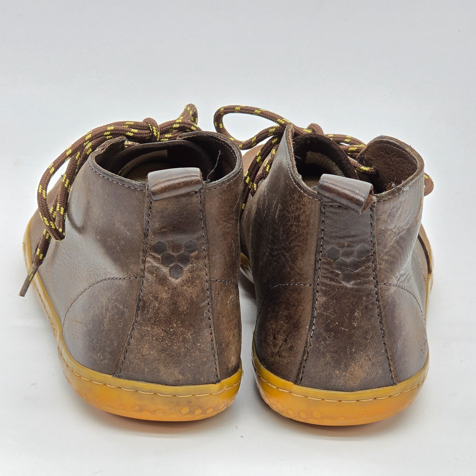 Vivobarefoot Gobi II Chukka Ankle Pittards Brown Leather Boots Men 10.5-11 READ