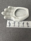 Ceramic White Hand Planter Holder Display — photo 2