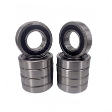 10PCS R16-2rs Bearings 1 Inch ID x2 Inch OD x1/2Double-sided Rubber Sealed Be...