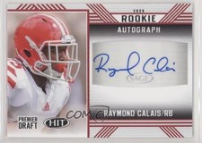 2020 Sage Hit Rookie Auto Red Raymond Calais #A20 Auto 0o6v