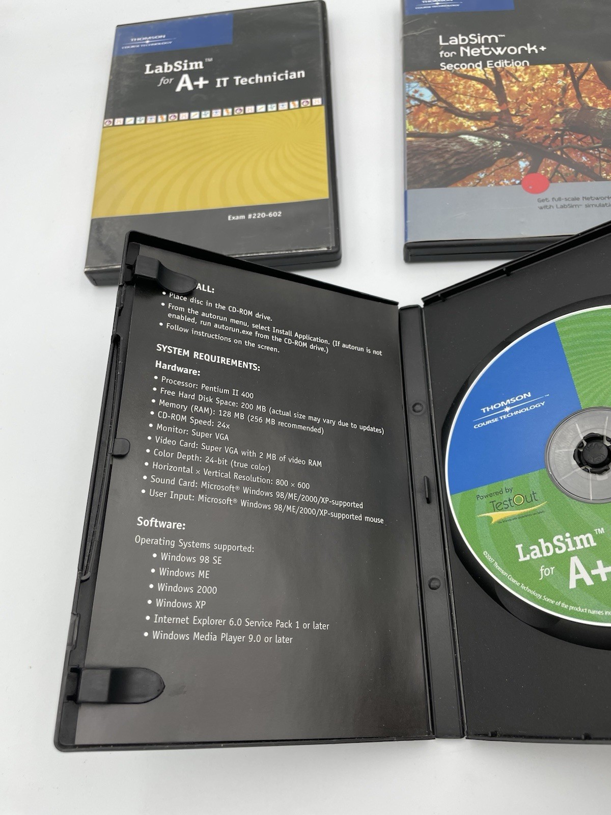 3 LabSim Thomson Course Technology A+ Essentials, IT, Network Programs M1 thumbnail 6