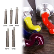 Empty Aluminum Paint Tubes Refillable Container for Making Paint DIY Filling