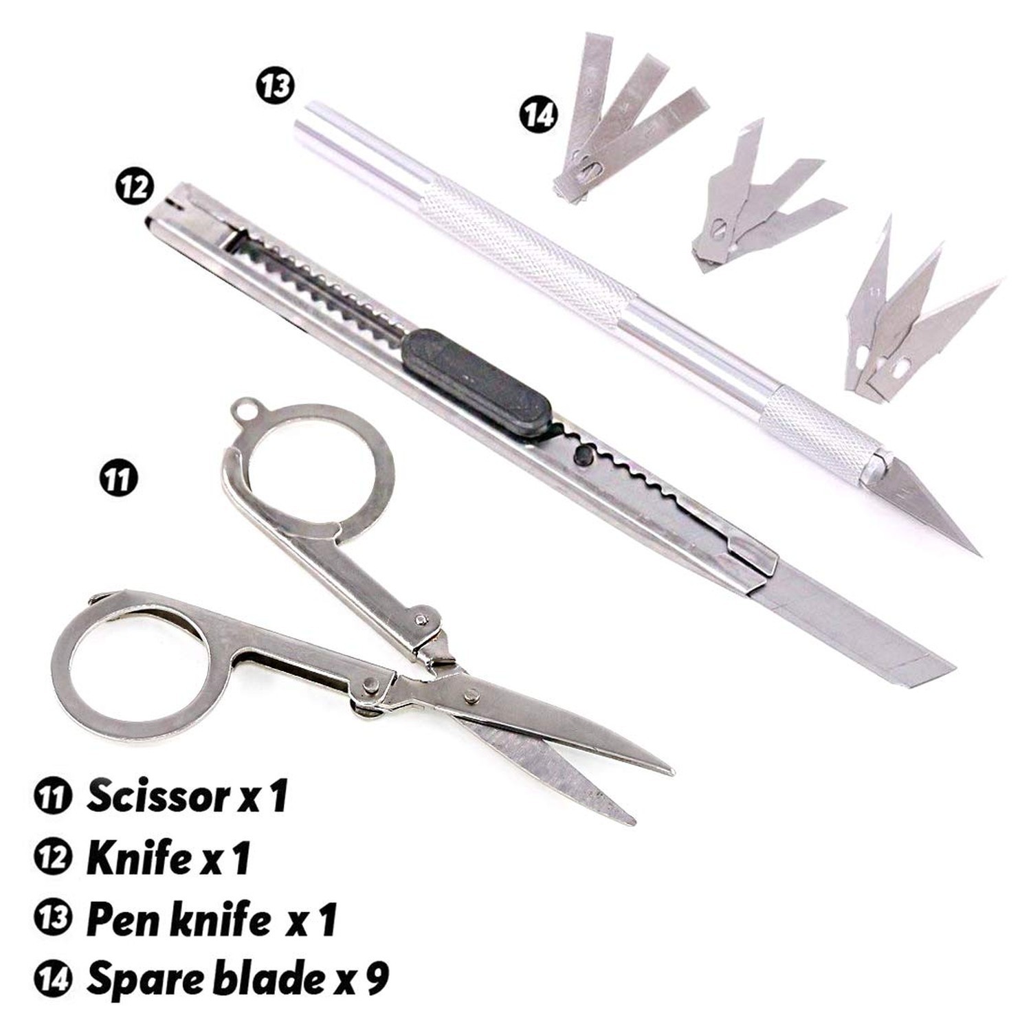 27Pcs Modeler Basic Tools Craft Set Hobby Building Tools Kit for Professional...